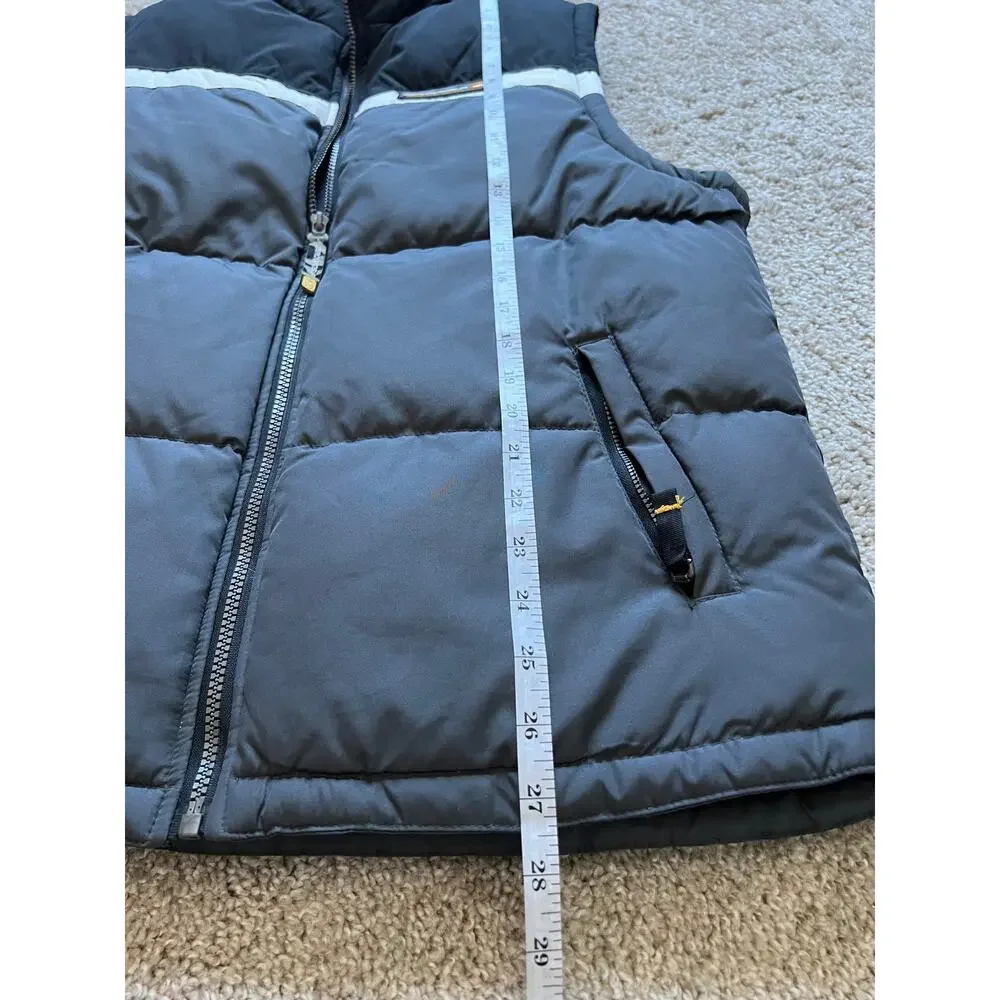 ZeroXposur Y2K Puffer Vest XL Kids 18/20 Black Gray Snowboard Skiing Winter
